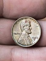 Obverse showing Lincoln portrait, date 1959 and D mint mark