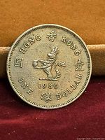 Reverse showing crowned lion, date, legends