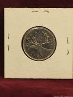 Reverse side in 2x2 flip showing caribou