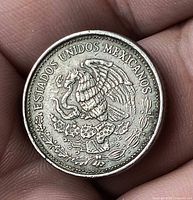 Reverse showing Mexican coat of arms