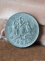 Obverse showing 1973 date and national coat of arms