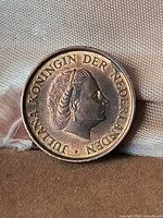 Obverse showing Queen Juliana portrait and legend