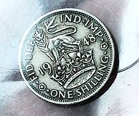 Reverse showing crowned lion design and date 1948