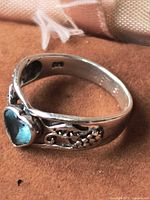 Ring interior showing 925 stamp and band design