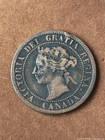 Obverse showing Queen Victoria portrait
