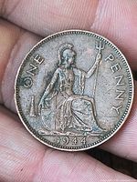 Reverse showing Britannia and date 1944