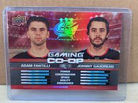 Front of holographic Gaming CO-OP card in sleeve