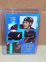 Front of UD Portraits Sebastian Aho card in sleeve