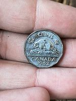 Reverse showing beaver design and 1952 date