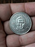 Obverse showing Ricky Craven portrait, number 25, NASCAR Greats text