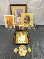 Group shot of entire lot on table