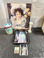 Group shot of all six Coca-Cola advertising items