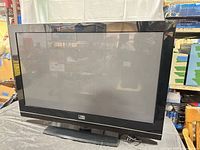 Front view of Fluid LCD TV on stand