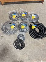 All sealed rolls and loose lengths displayed together