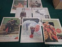 All advertisement pages laid out to show variety