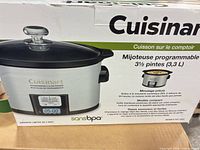 Retail box front showing Cuisinart PSC-350C image and specifications