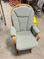 Front view of Dutailier glider rocker chair
