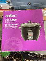 Front of box showing product image and capacity