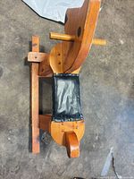 Top view showing seat condition and horse head detail
