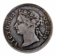 Obverse showing Queen Victoria portrait and legend