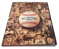 Front cover showing collage of legendary players and raised baseball graphic