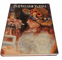 Front cover of Impressionism book showing dust jacket artwork