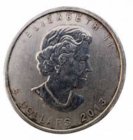 Obverse showing Queen Elizabeth II, denomination and year