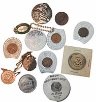 Group layout showing all coins, tokens, pin and chain