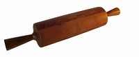 Full view of wooden rolling pin