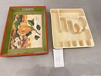 Top view of both tray and drawer organizer