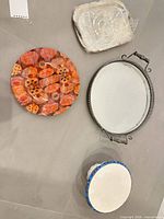 Group shot of all four pieces on floor