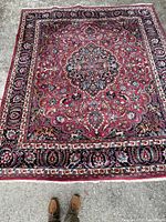 Full view of rug showing overall design and size