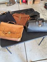 Group shot showing all four bags on table