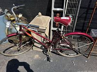 Full left side view of bicycle showing overall condition and frame