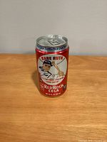 Front view of Red Rock Cola Babe Ruth 100th Anniversary 12oz can