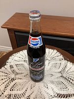 Front view sealed Pepsi-Cola 16oz St. Louis Blues commemorative bottle