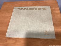 Front cover of linen-bound hardcover titled "YARDS"