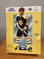 Front of unopened Starting Lineup Bobby Orr box
