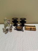 All items grouped on table