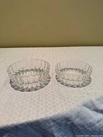Both crystal bowls side by side