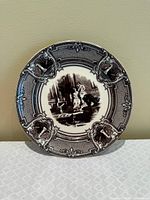 Front view showing entire plate design