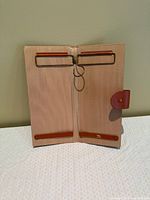 Open interior of tie case