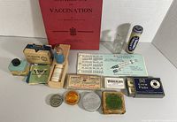 overview of all medical items laid out