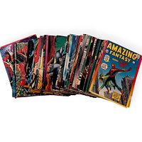 Stack of 1992 Spider-Man 30th Anniversary trading cards fanned to show front artwork
