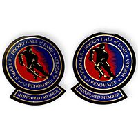 Front view of both Hockey Hall of Fame honoured member passes