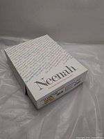 Neenah Classic Linen paper box showing branding and product label