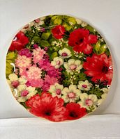 Front view Fab tray 400-5 pink floral