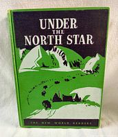 Front cover showing title, artwork and cloth boards