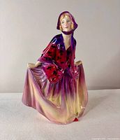 Front view of Royal Doulton Sweet Anne figurine showing full gown and facial details