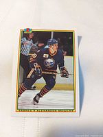 Front of 1990 Bowman Alexander Mogilny rookie card